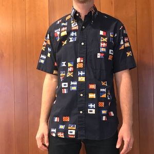 Nautica sailing flag shirt